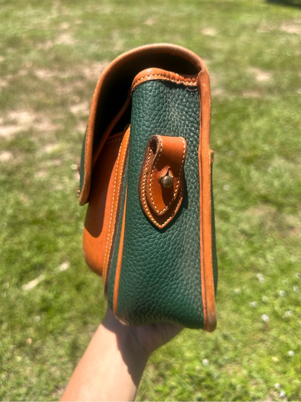 Dooney & Bourke vintage Double Pocket Outback Carrier purse - Picture 2 of 13
